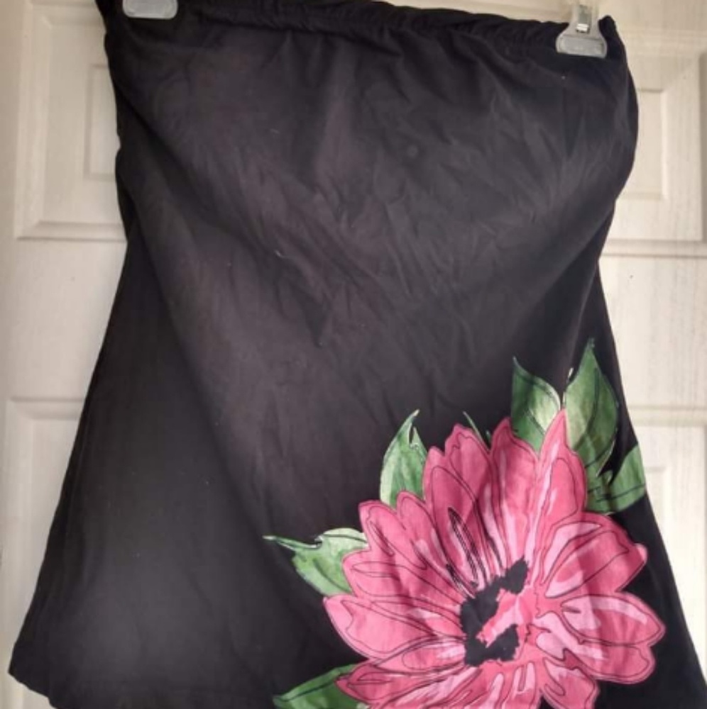 Strapless top